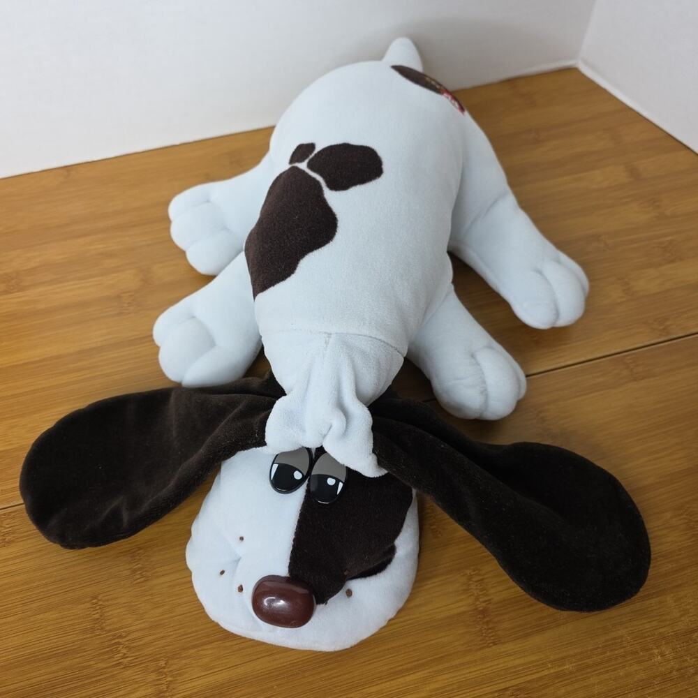 Vintage 1985 Pound Puppies Puppy Dog Large 19" Spotted Rumple Skins Tonka ‘85